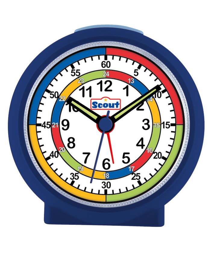 Scout Kinder Wecker Learnthetime 280001010 blau