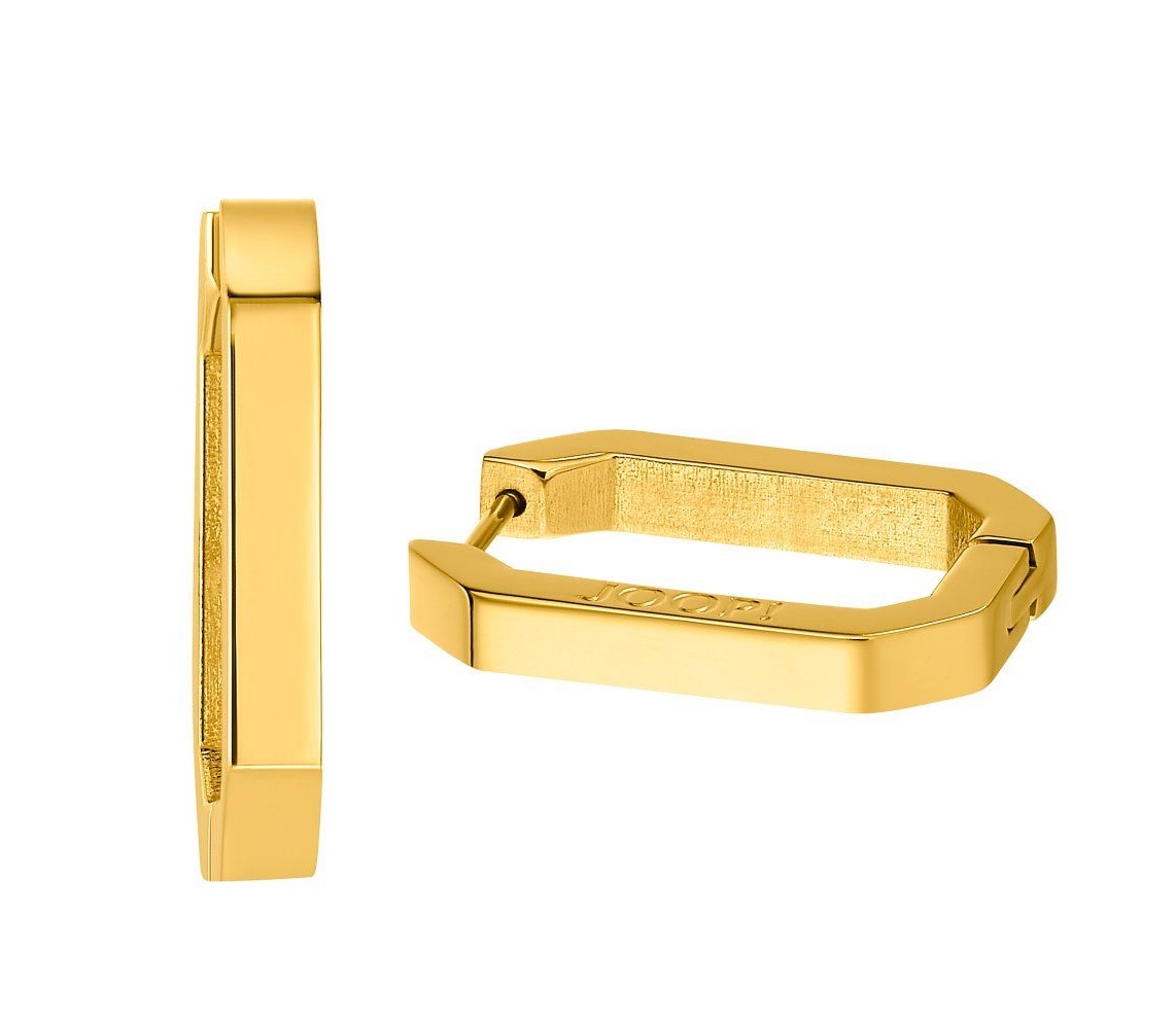 JOOP! Damen Creolen 2035137 Edelstahl gelbgold  IP