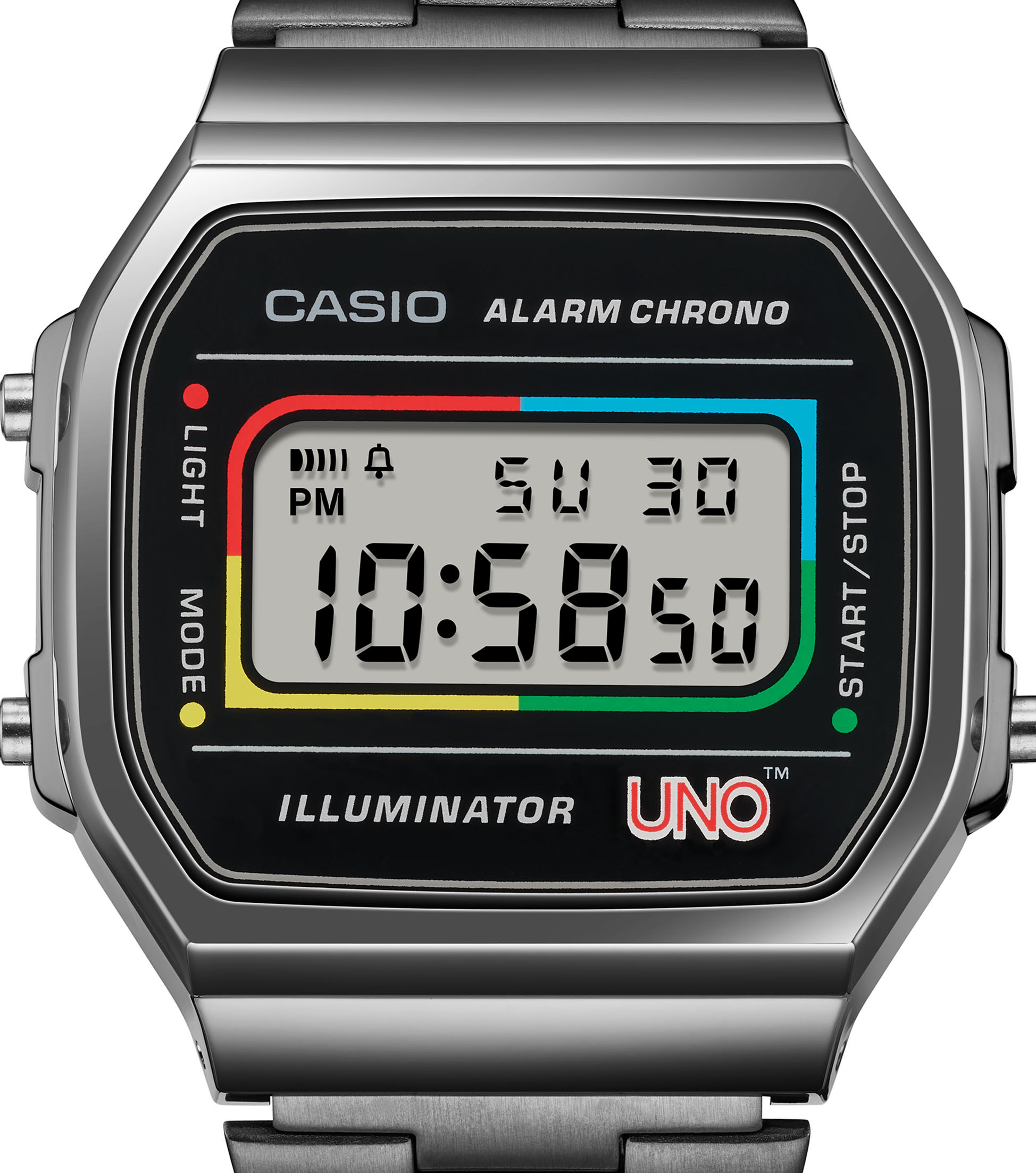 Casio Armbanduhr A168WEUC-1AER UNO™ Vintage digital