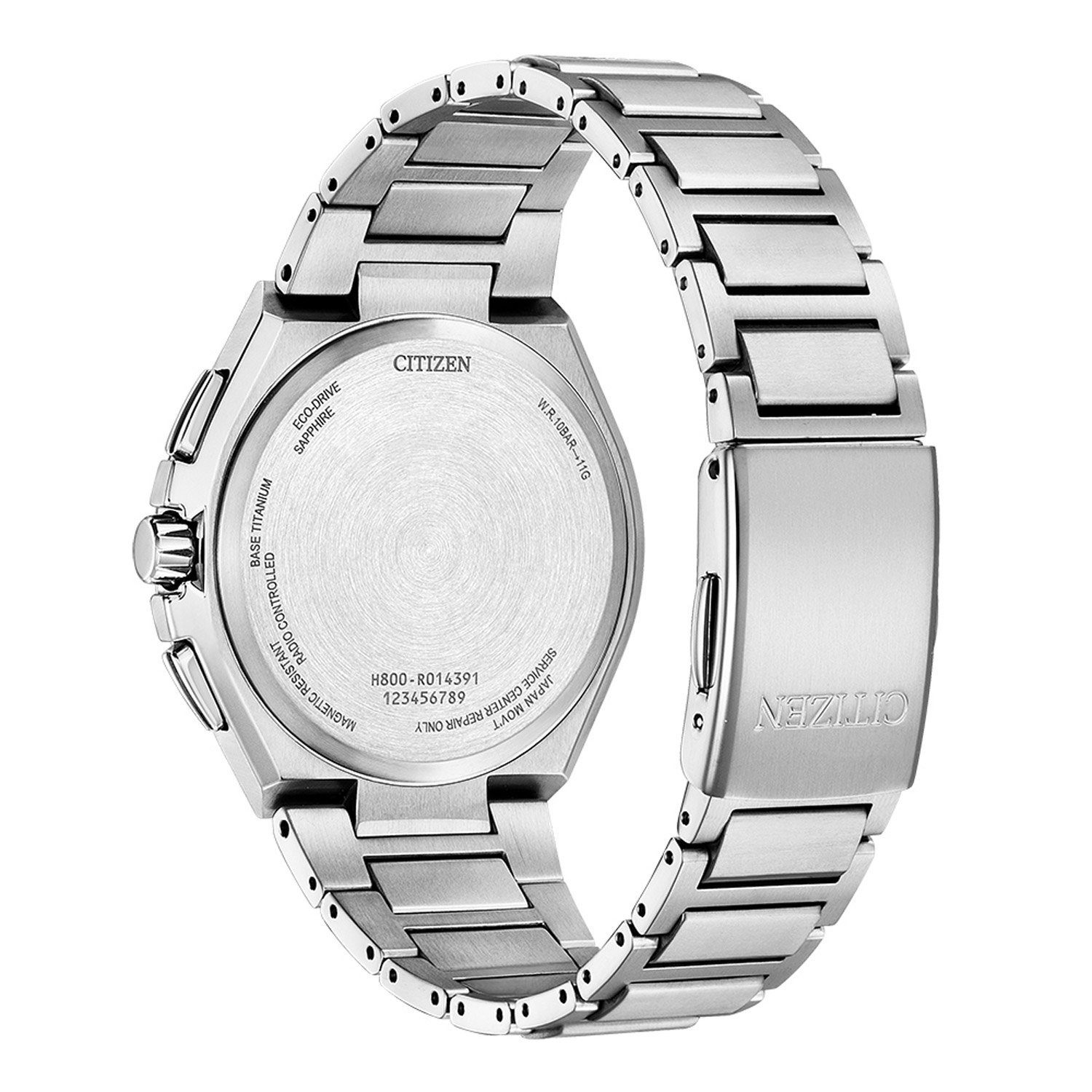 Citizen Herren Armbanduhr AT8234-85L Funk Eco Drive Super Titanium