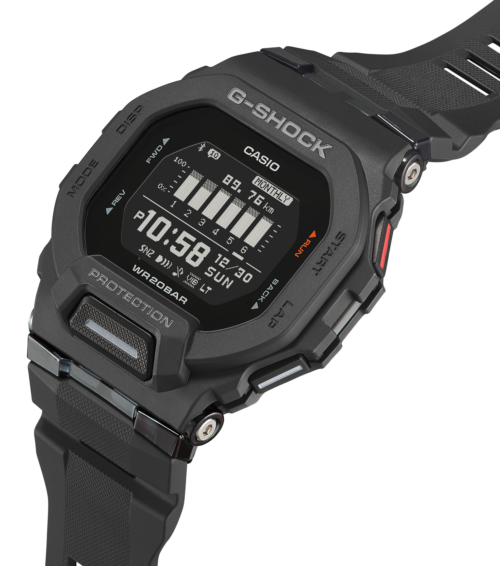 Casio G-Shock GBD-200-1ER G-SQUAD Bluetooth digital