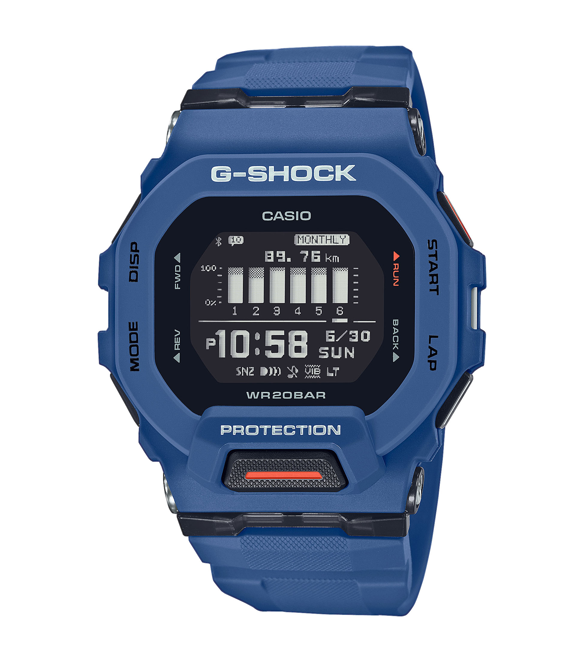 Casio G-Shock GBD-200-2ER G-SQUAD Bluetooth digital