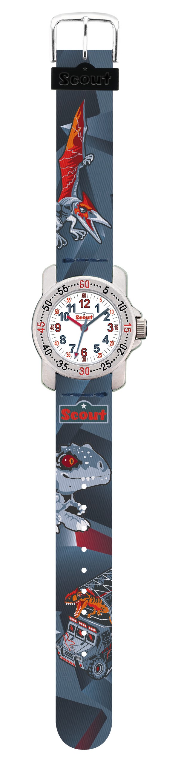 Scout Jungen Armbanduhr Action Boys 280376044 Dino