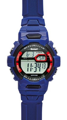 Scout Kinder Armbanduhr The Digi 280308001 blau