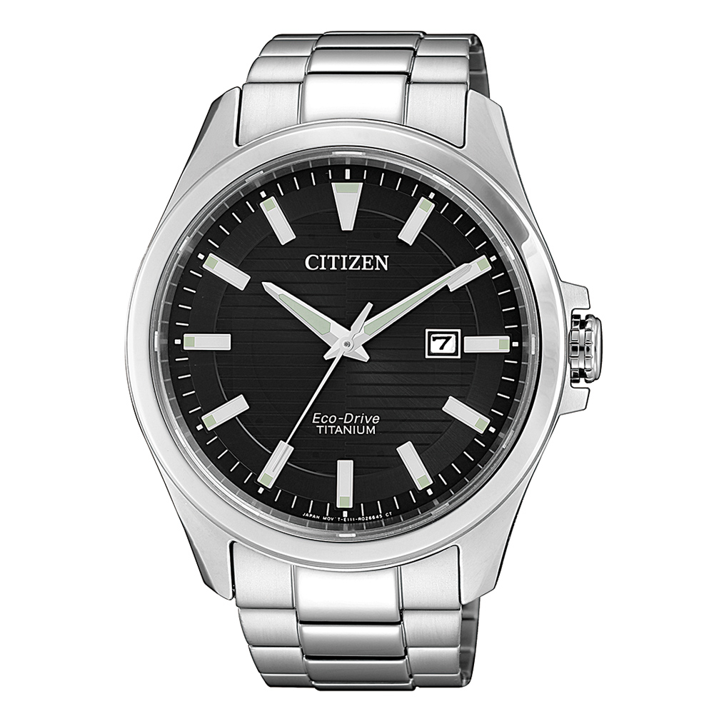 Citizen Herren Armbanduhr BM7470-84E Eco Drive Titanium