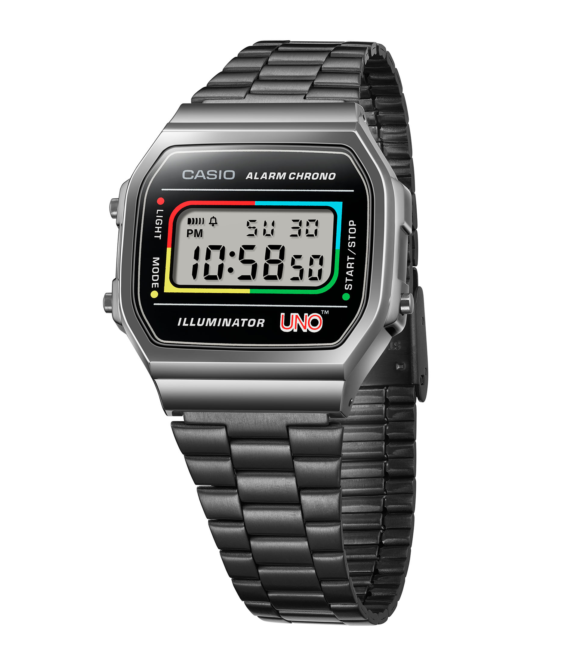 Casio Armbanduhr A168WEUC-1AER UNO™ Vintage digital