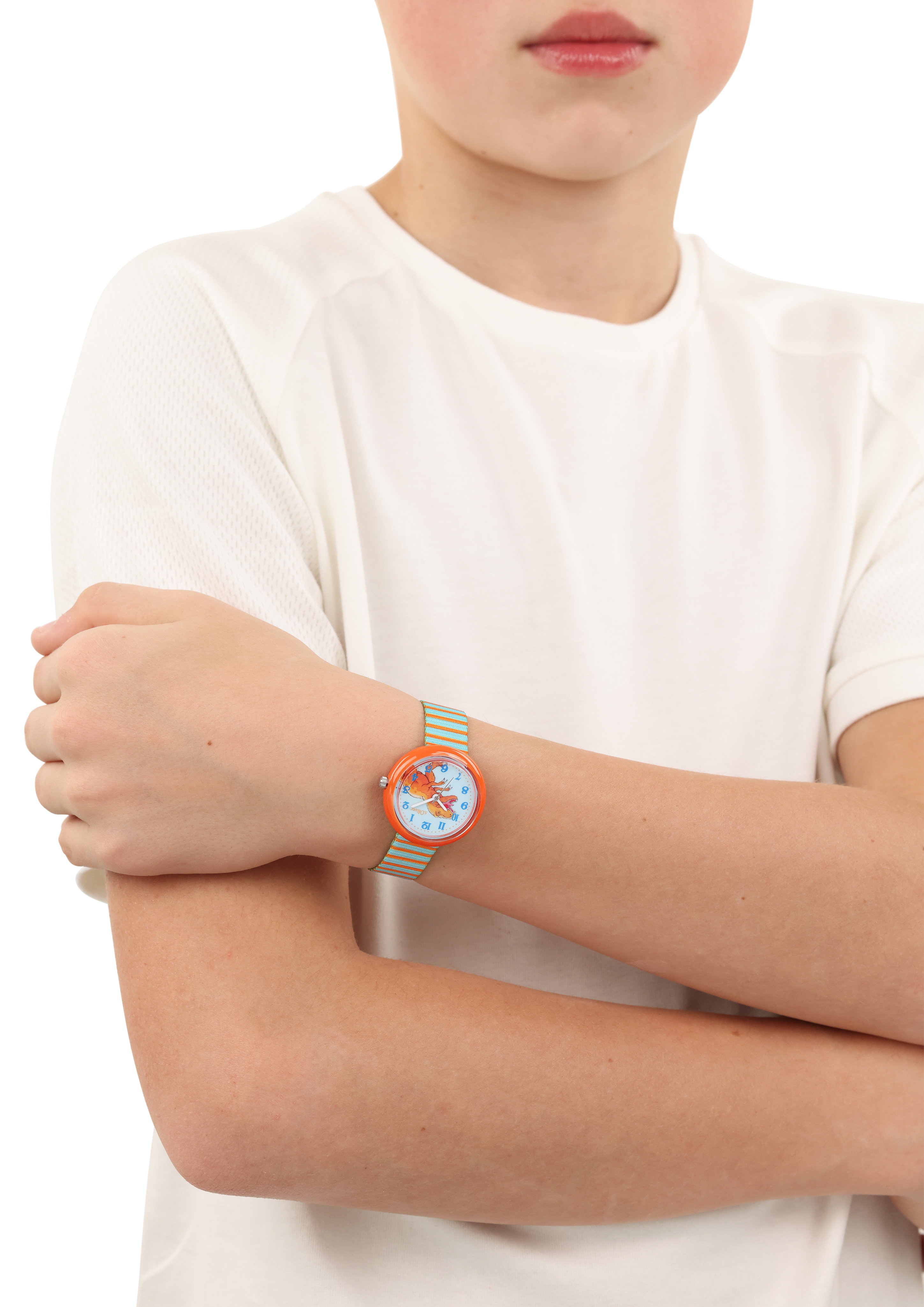 s.Oliver Kinder Armbanduhr 2038608 Dinomotiv Textilband