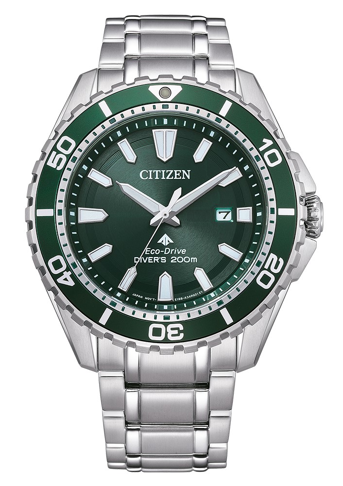 Citizen Herren Armbanduhr Promaster Marine BN0199-53X Edelstahl Eco Drive