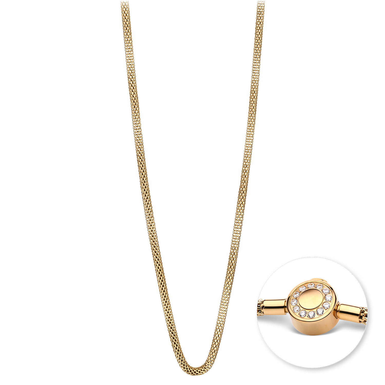 Bering Damen Halskette 426-20-X Edelstahl Gelbgold IP ARCTIC SYMPHONY COLLECTION