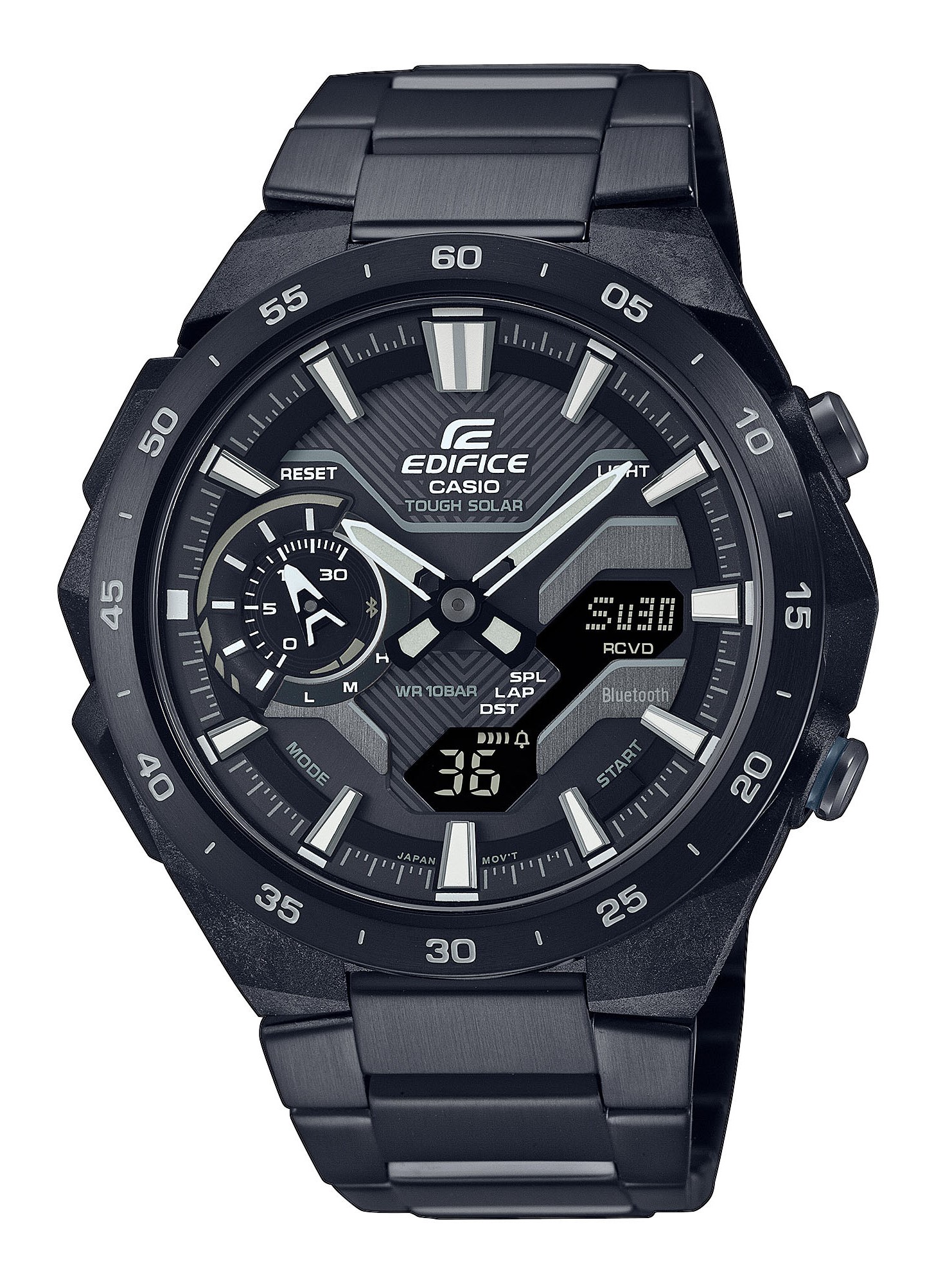 Casio Herren Armbanduhr Edifice Windflow ECB-2200DC-1AEF Bluetooth Smart Solar