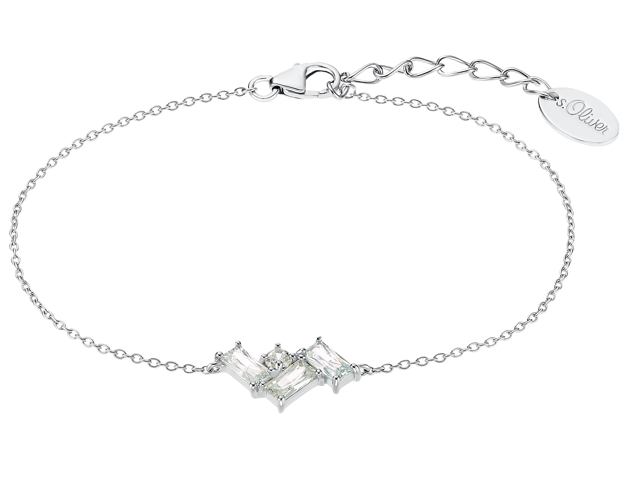 s.Oliver Damen Armband 2032590 Zirkonia Silber