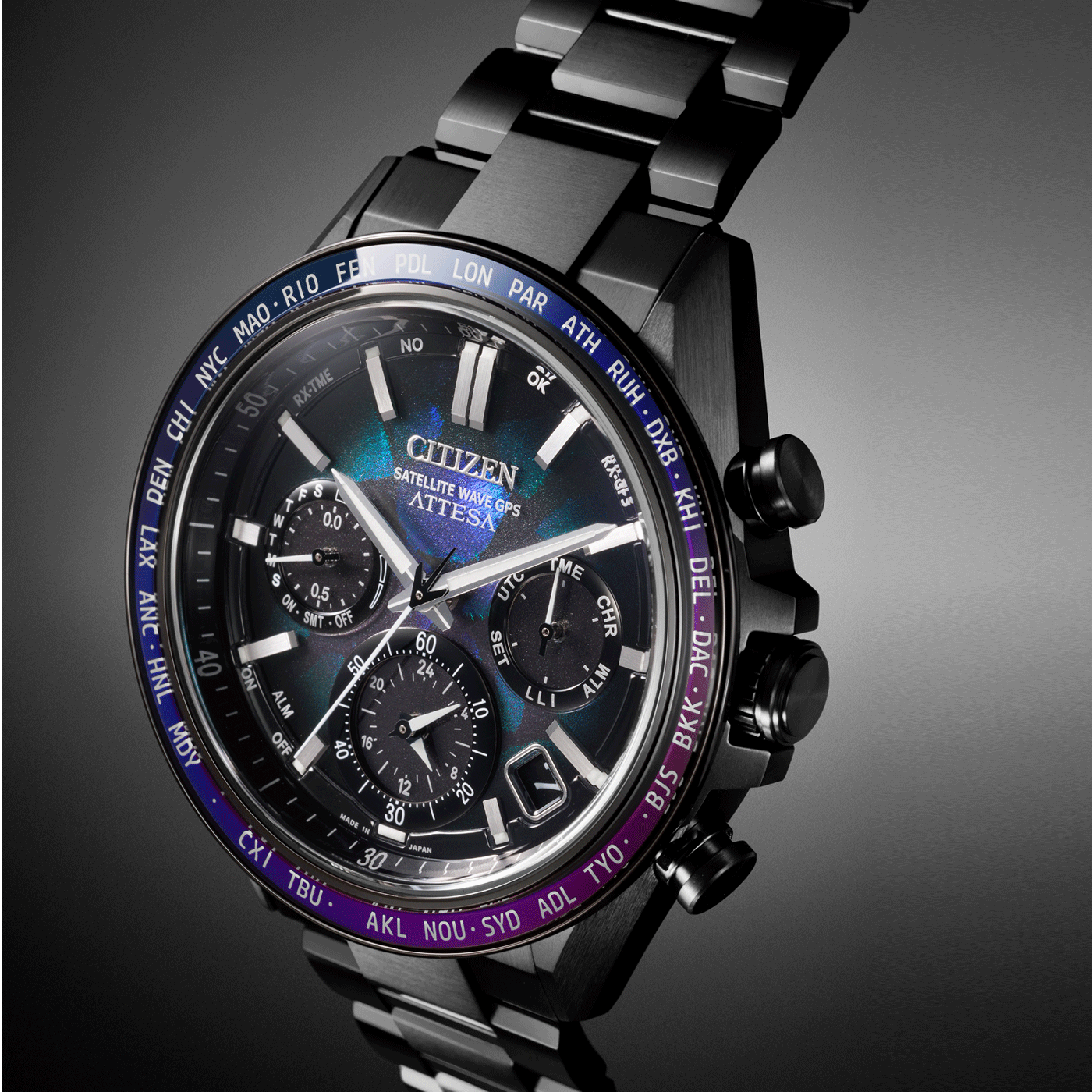 Citizen Herren Armbanduhr Funk Solar Eco-Drive BY3005-56E Promaster Geo Trecker Limited Edition