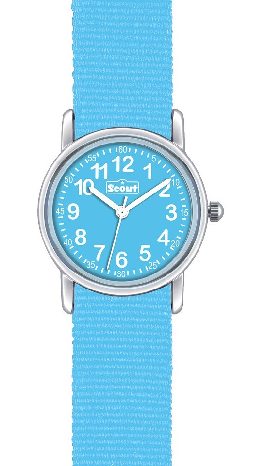 Scout Kinder Armbanduhr 280304015 START UP hellblau