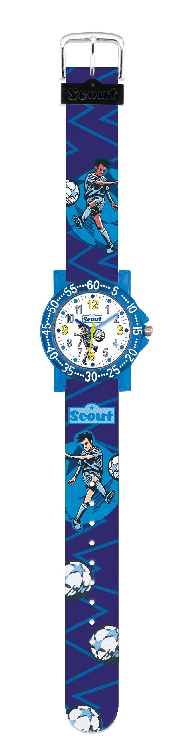 Scout Kinder Armbanduhr 280375030 The IT-Collection Fußball