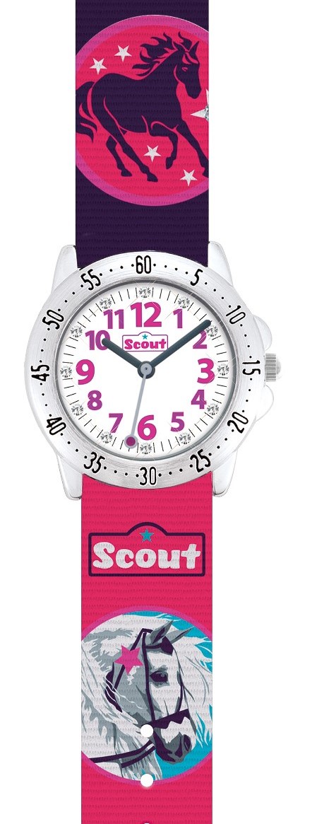 Scout Kinder Armbanduhr 280378015 ACTION GIRLS WILD HORSES